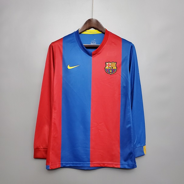 AAA Quality Barcelona 06/07 Home Long Soccer Jersey